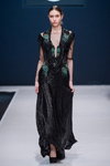 Valentin Yudashkin show — Moscow Fashion Week FW16/17 (looks: blackevening dress)