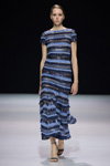 Valentin Yudashkin show — Moscow Fashion Week SS2017 (looks: blue striped dress)