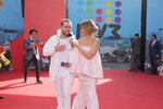 Vlad Sokolovsky y Ksenia Sobchak. Premio Muz-TV 2016