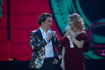 Max Galkin y Ksenia Sobchak. Ceremonia de premiación — Premio Muz-TV 2016