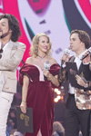 Philipp Kirkorov, Ksenia Sobchak, Max Galkin, Dmitry Nagiyev. Ceremonia de premiación — Premio Muz-TV 2016