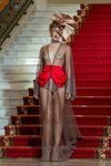 Amoralle show — Riga Fashion Week SS17 (looks: nude transparent peignoir)