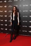 Dzień 5. Goście — Riga Fashion Week SS17 (ubrania i obraz: kamizelka czarna, bluzka biała, kozaki czarne)