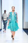 Narciss show — Riga Fashion Week SS17 (looks: turquoise dress)