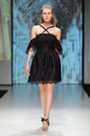 Katya Katya Shehurina show — Riga Fashion Week SS17 (looks: blackcocktail dress)
