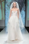 Katya Katya Shehurina show — Riga Fashion Week SS17 (looks: white wedding dress, white wedding veil)