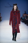 SEREBROVA show — Ukrainian Fashion Week FW16/17 (looks: burgundy coat)