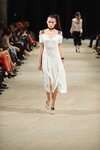 Alonova show — Ukrainian Fashion Week SS17 (looks: white dress)
