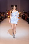 Elena Burba show — Ukrainian Fashion Week SS17 (looks: sky bluecocktail dress)