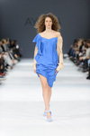 Pokaz Julia Aysina — Ukrainian Fashion Week SS17 (ubrania i obraz: sukienka błękitna)