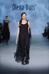 Olena Dats' show — Ukrainian Fashion Week SS17 (looks: blackevening dress)