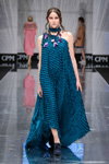 ArtFuture show — CPM FW17/18 (looks: aquamarineevening dress)