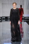Показ Beatrice B — CPM FW17/18 (наряды и образы: чёрное гипюровое платье)