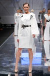 Pokaz Caterina Leman — CPM FW17/18 (ubrania i obraz: sukienka biała)