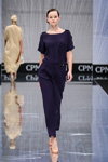 Pokaz Caterina Leman — CPM FW17/18 (ubrania i obraz: sukienka fioletowa)