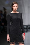 Показ DANA PISARRA — виставка CPM FW17/18 (наряди й образи: чорна сукня)