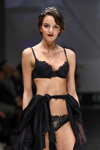 Lauma Lingerie show — CPM FW17/18 (looks: black bra, black briefs)