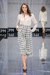 VEMINA CITY show — CPM FW17/18 (looks: white blouse, checkered skirt)