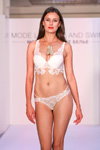 MODE LINGERIE AND SWIM MOSCOW show — CPM SS18 (looks: white bra, white guipure briefs)