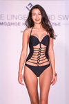 MODE LINGERIE AND SWIM MOSCOW show — CPM SS18 (looks: black swimsuit)