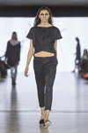 A.KIRA design show — Lviv Fashion Week AW17/18 (looks: black top, black trousers)