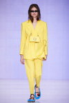 MACH&MACH show — MBFWRussia fw17/18 (looks: yellow pantsuit)