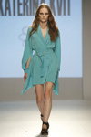 KATERINA KVIT show — Mercedes-Benz Kiev Fashion Days SS18 (looks: turquoise dress)