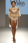 O'She Lingerie show — Mercedes-Benz Kiev Fashion Days SS18 (looks: white bra, white briefs, white garter belt)