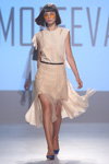 Дарья Понипаляк. Показ Timofeeva — Mercedes-Benz Kiev Fashion Days SS18 (наряды и образы: белое платье)