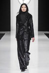 Valentin Yudashkin show — Moscow Fashion Week FW2017/18 (looks: , black pantsuit)