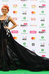 Tanya Tereshina. Opening ceremony — Muz-TV Music Awards 2017 (looks: blackevening dress)