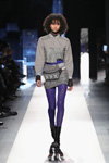 Показ Desigual — New York Fashion Week AW17/18 (наряды и образы: фиолетовые колготки в крупную сетку)