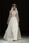 Katya Katya Shehurina show — Riga Fashion Week AW17/18 (looks: white wedding veil, white guipure wedding dress)