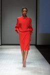 Показ Talented — Riga Fashion Week AW17/18 (наряди й образи: червона сукня)