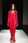 Показ DiLiborio — Riga Fashion Week SS18 (наряди й образи: червона вечірня сукня)