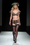 Gracija Rim lingerie show — Riga Fashion Week SS18 (looks: black stockings)