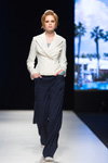 Natālija Jansone show — Riga Fashion Week SS18 (looks: white blazer, blue trousers)