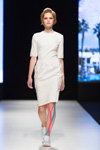 Pokaz Natālija Jansone — Riga Fashion Week SS18 (ubrania i obraz: sukienka biała)