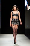 V.I.P.A lingerie show — Riga Fashion Week SS18 (looks: black stockings)