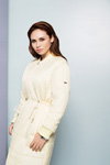 Liasan Utiasheva. BAON by Liasan Utiasheva campaign (looks: cream coat)