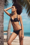 Etam SS17 swimwear campaign (looks: black swimsuit)