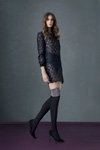 Catalana. Fiore AW 17/18 campaign (looks: black tights which imitate stockings)