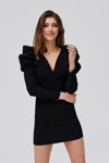 Lookbook Miss Selfridge AW17 (ubrania i obraz: suknia koktajlowa czarna)
