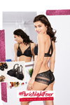 Passionata FW17 lingerie campaign (looks: black bra, black briefs)
