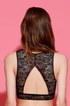 Tezenis AW 17 lingerie lookbook (looks: black bra top)