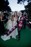 Heidi Klum und Ellen von Unwerth. Gäste von amfAR Gala Cannes 2018
