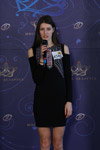 Casting "Miss Białorusi 2018" (ubrania i obraz: sukienka mini czarna)