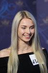 Кастинг "Мисс Беларусь 2018" (наряды и образы: чёрный джемпер, блонд (цвет волос))