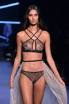 Etam Live Show 2018 (looks: black transparent bra, black transparent briefs)