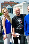 JOG DOG Rooftop party guests (persons: Irina Medvedeva, Nikita Panfilov, Dmitry Ulyanov)